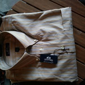 Stafford Men's Oxford long Sleeve Dress Shirt